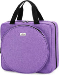 LoDrid Embroidery Project Bag Square Tote - Organized Travel Storage