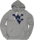 Blue 84 Men's Tri-Blend Hoodie Vintage Icon - West Virginia Fan Layer