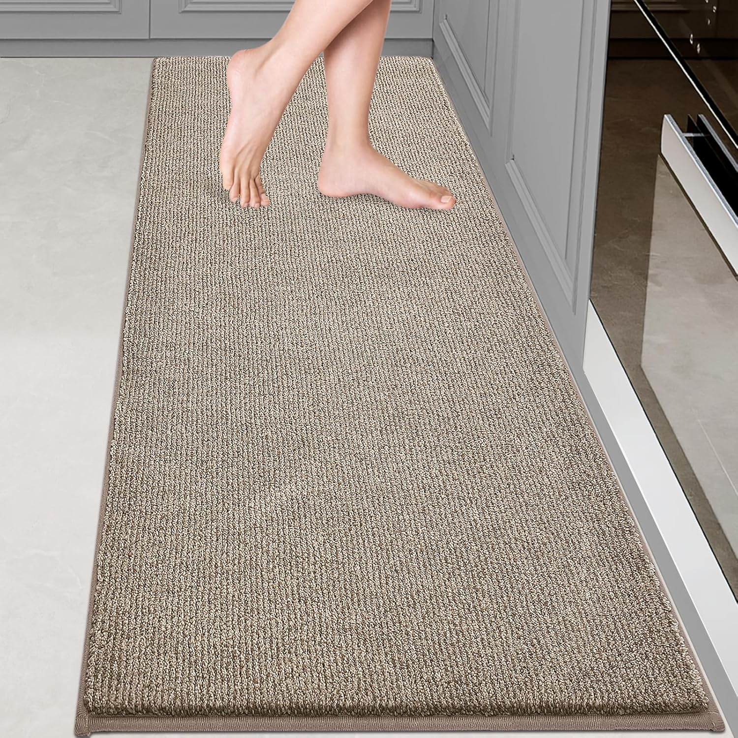 Washable Kitchen Rug 24in x 70in Non Slip Absorbent Runner