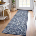 KILOCOCO Hallway Runner 2x6 Rug Runner - Washable Vintage Floral
