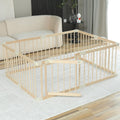 Smilebaby Large Wood Playpen: Safe Indoor Fun!