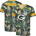FOCO Men's Hunter Camo NFL Primary Logo V-Neck Top - Game Day Fit