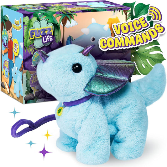Trevor, Interactive Dino Pet - Voice Command Plush