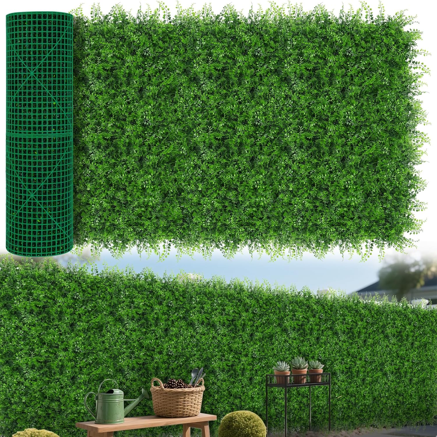 Artificial Fern Grass Wall Panels for Indoor and Outdoor Decor
