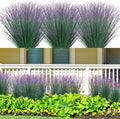 Artificial Grass Plants 100pcs Faux Wheat Grass Stems - Lush Outdoor
