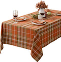 Thanksgiving Culloden Plaid Tablecloth 60 x 102 in - Cozy Fall Table