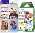 Fujifilm Instax Mini Film Twin Pack with Colorful Sticker Frames