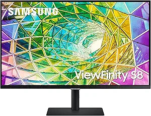 SAMSUNG ViewFinity S80A 27-Inch 4K UHD Monitor with HDR10