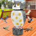 Owl Decoy to Scare Birds Away - Effective Bird Deterrent Device
