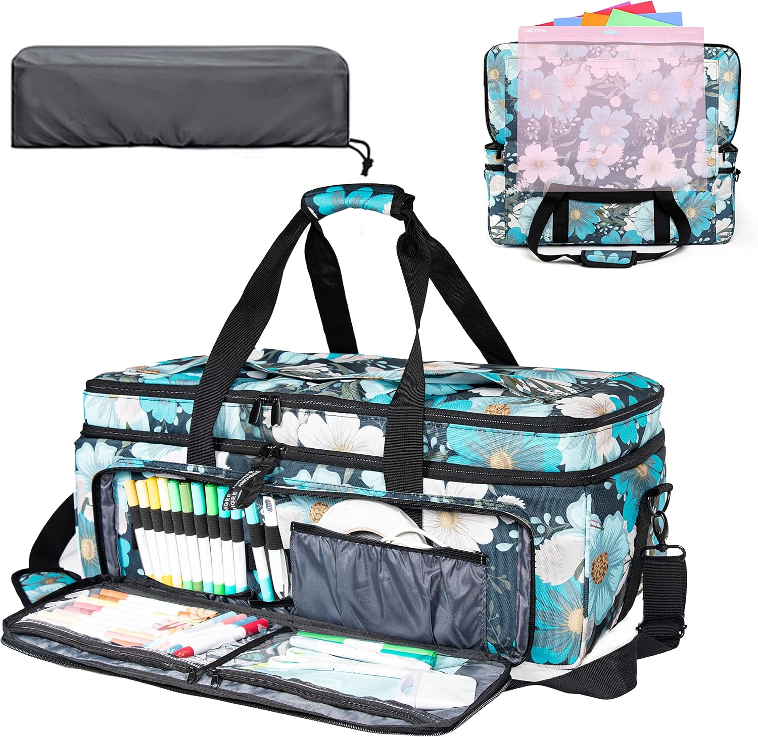 AMOIGEE Carrying Case for Cricut Maker and Explore Series