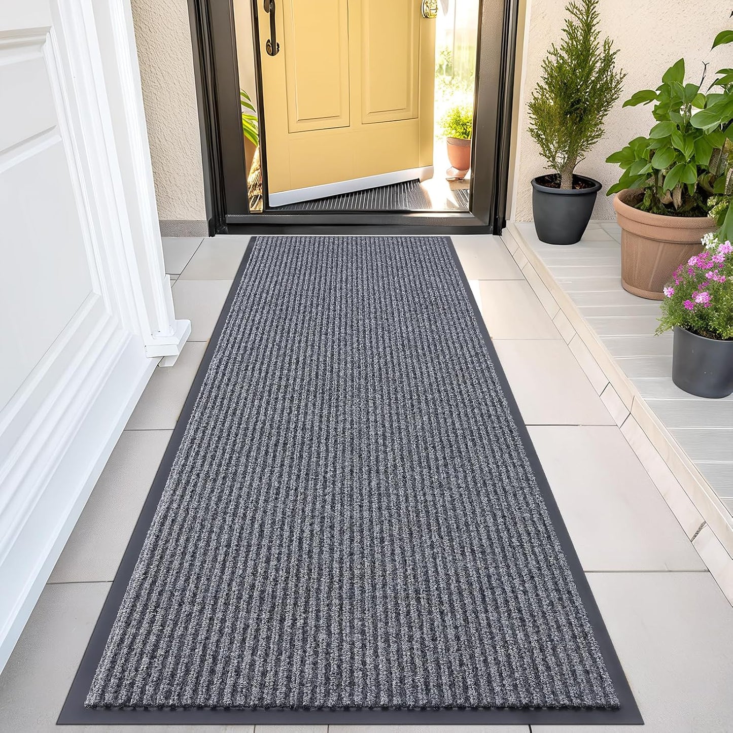 OLANLY Waterproof Heavy Duty Doormat for Indoor Outdoor Use