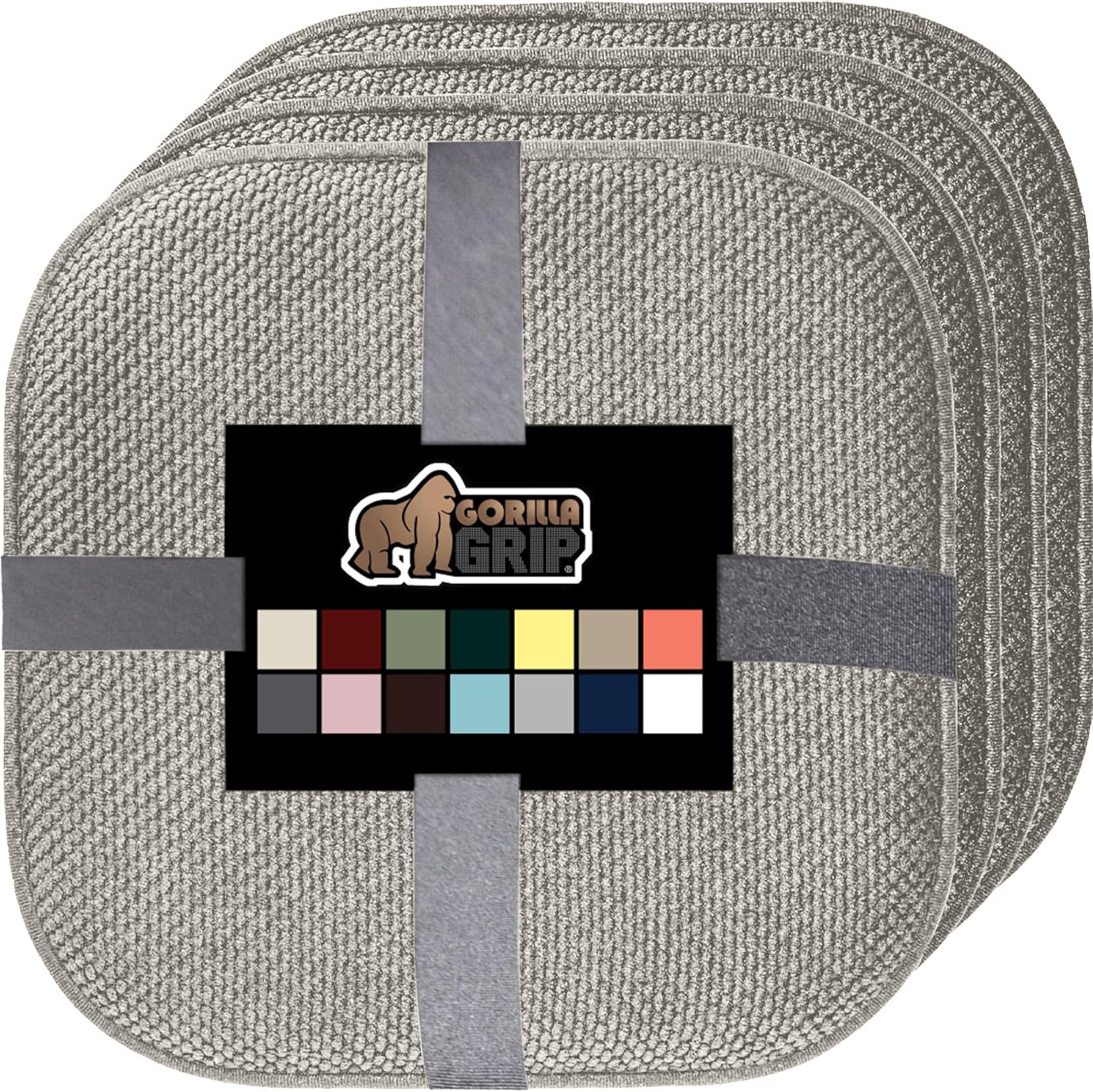GORILLA GRIP Slip Resistant Chair Cushions for Ultimate Comfort