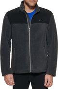 Tommy Hilfiger Men's Classic Zip Front Polar Fleece Jacket Outerwear