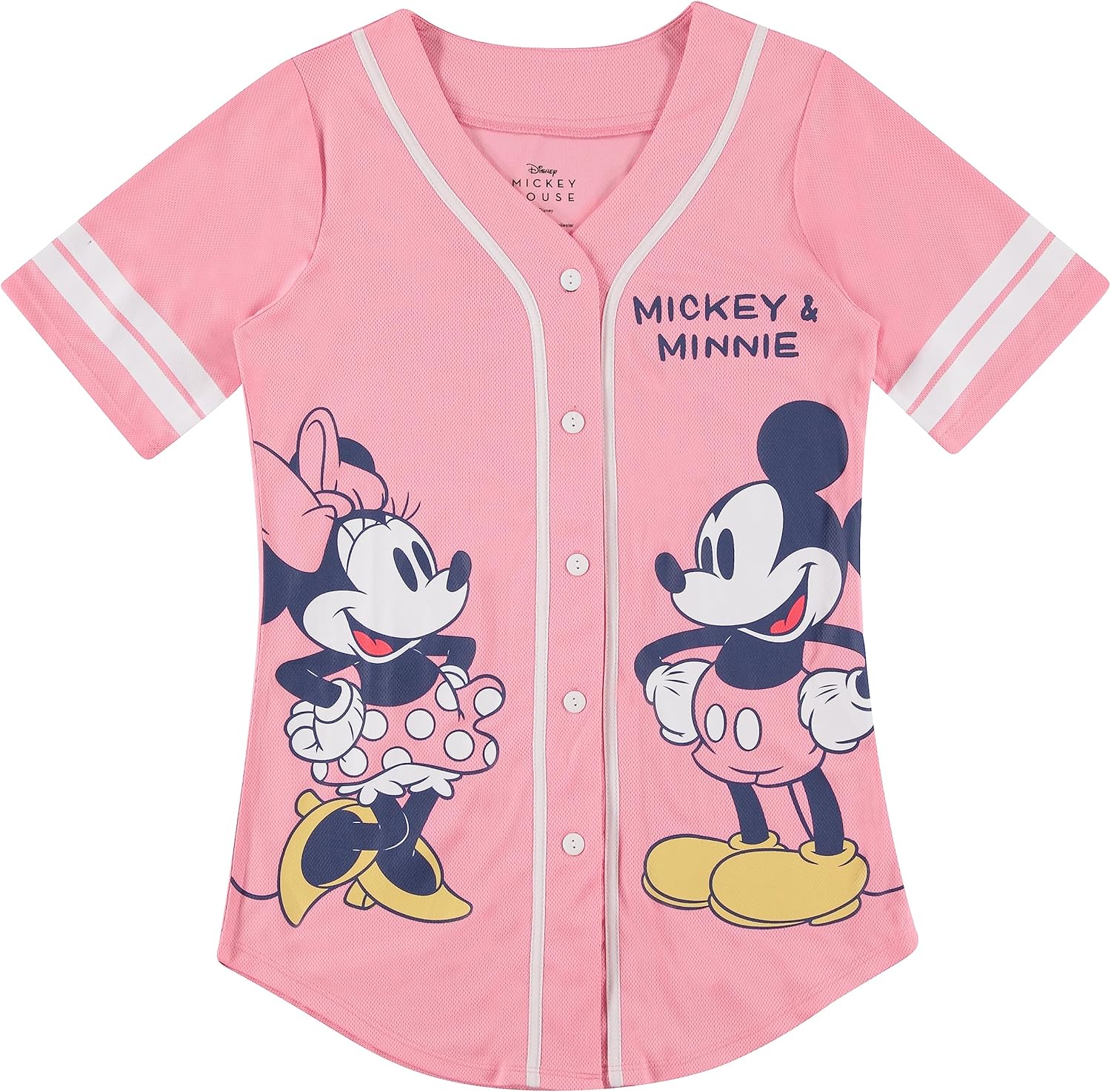 Disney Ladies Mickey Mouse Baseball Jersey for Magical Style