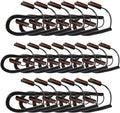 Universal Coiled Security Cable Bulk Pack - Remote Tether 20-Pack