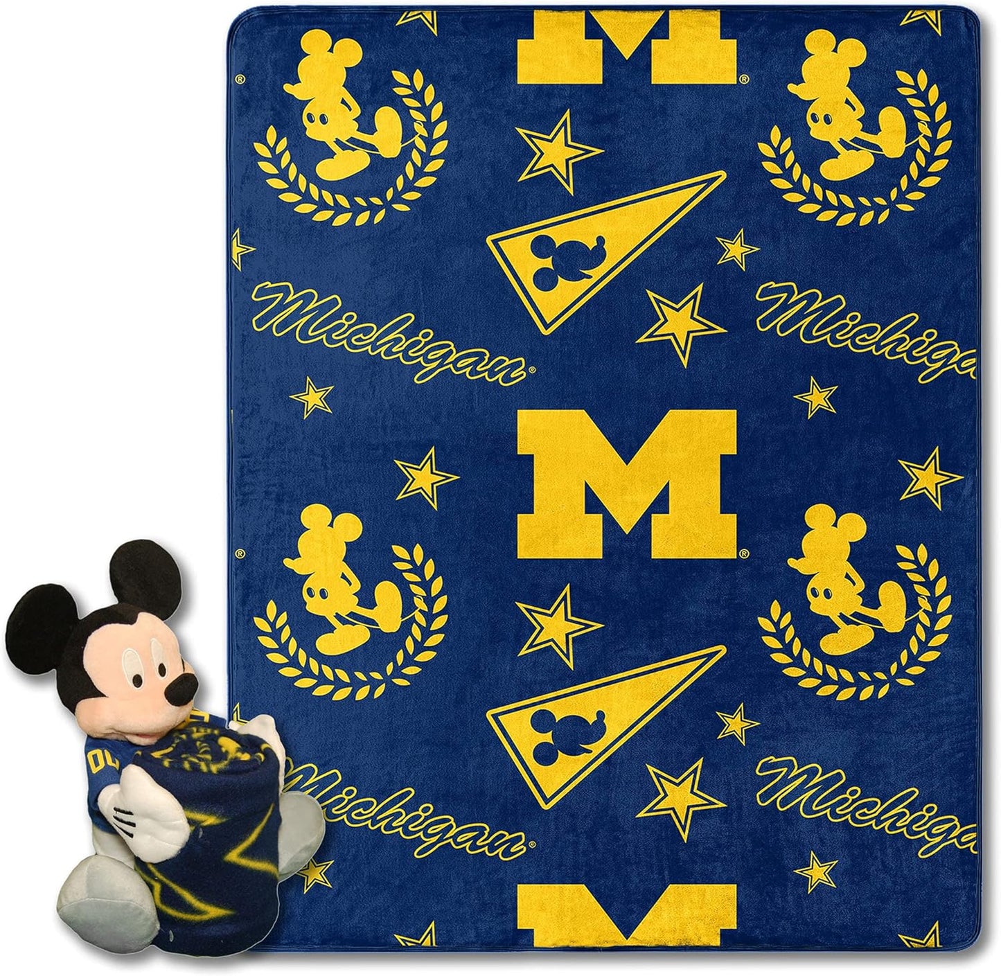 Cozy NCAA Character Pillow & Throw Set