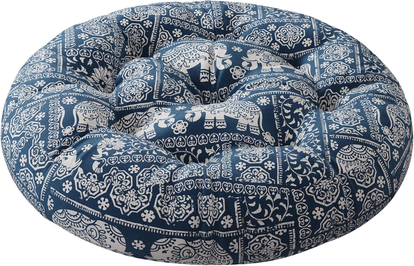 Codi Memory Foam Floor Pillow, Boho Seating, 22x22 Inch