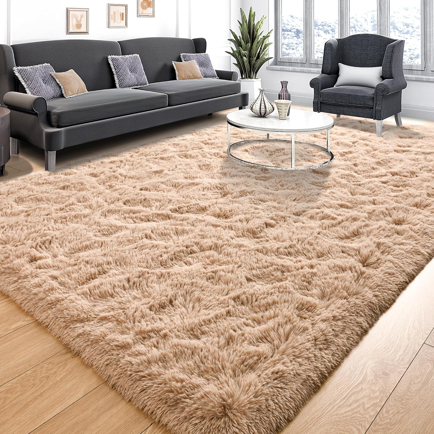 Tepook Super Soft Fluffy Rugs for Bedroom and Living Room