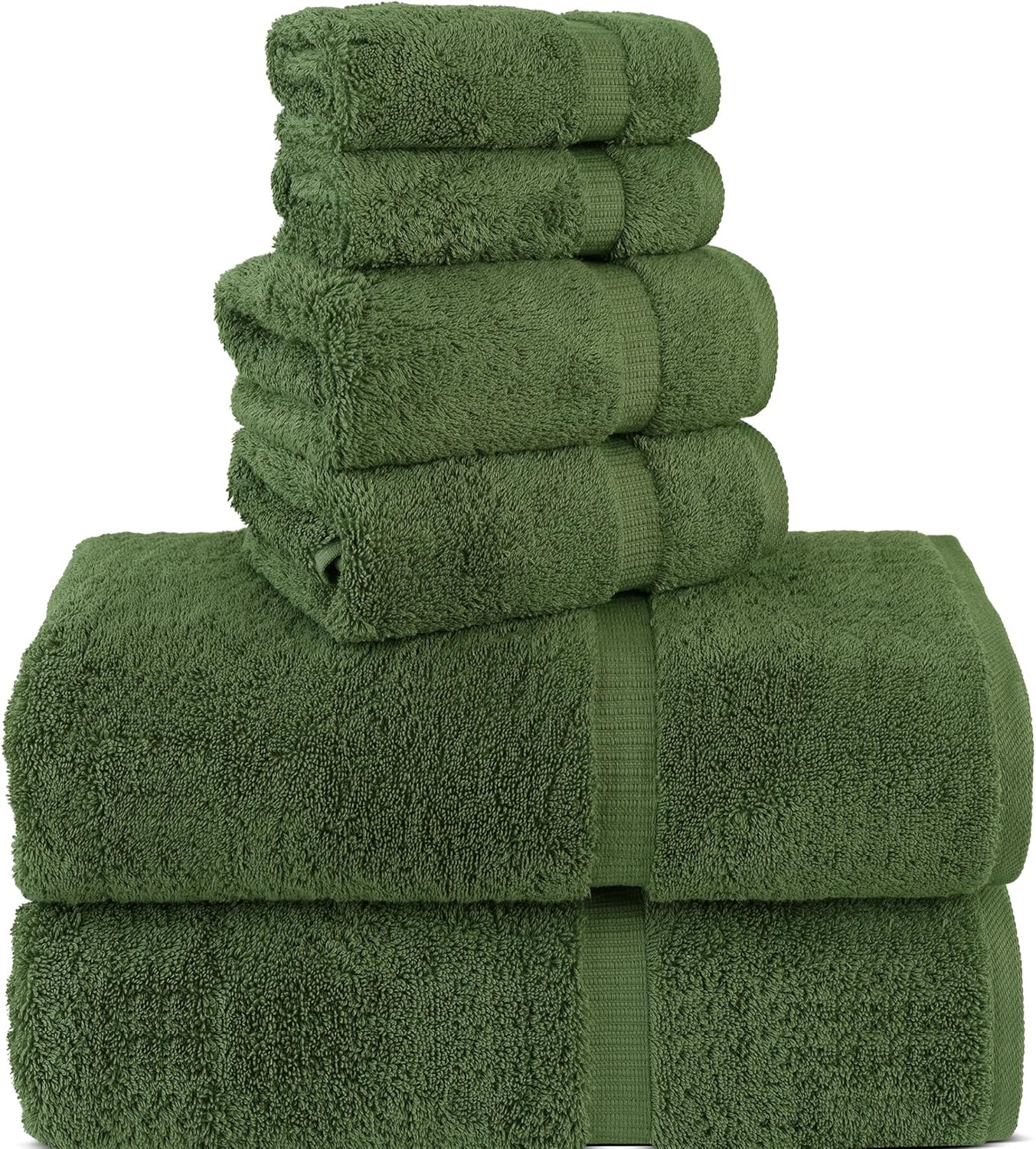 Chakir Turkish Linens Premium Cotton Towel Set for Bathroom