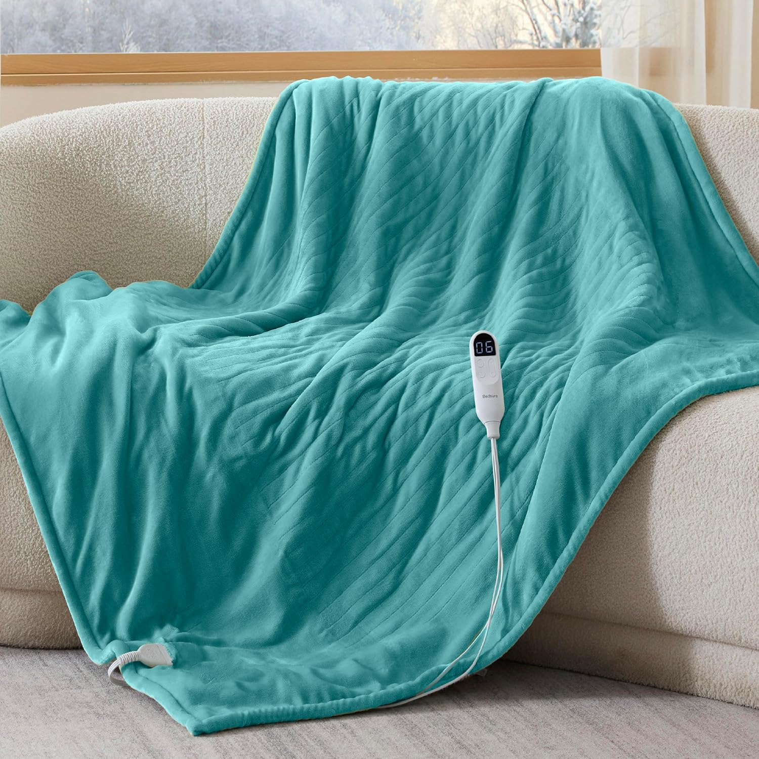 Bedsure Heated Blanket Throw for Ultimate Comfort and Warmth