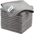 MR.SIGA Microfiber Towels - 12 Pack, Streak-Free Cleaning, 32x32cm