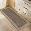 Kitchen Runner Rug 24in x 60in Taupe - Absorbent Non-Slip Runner