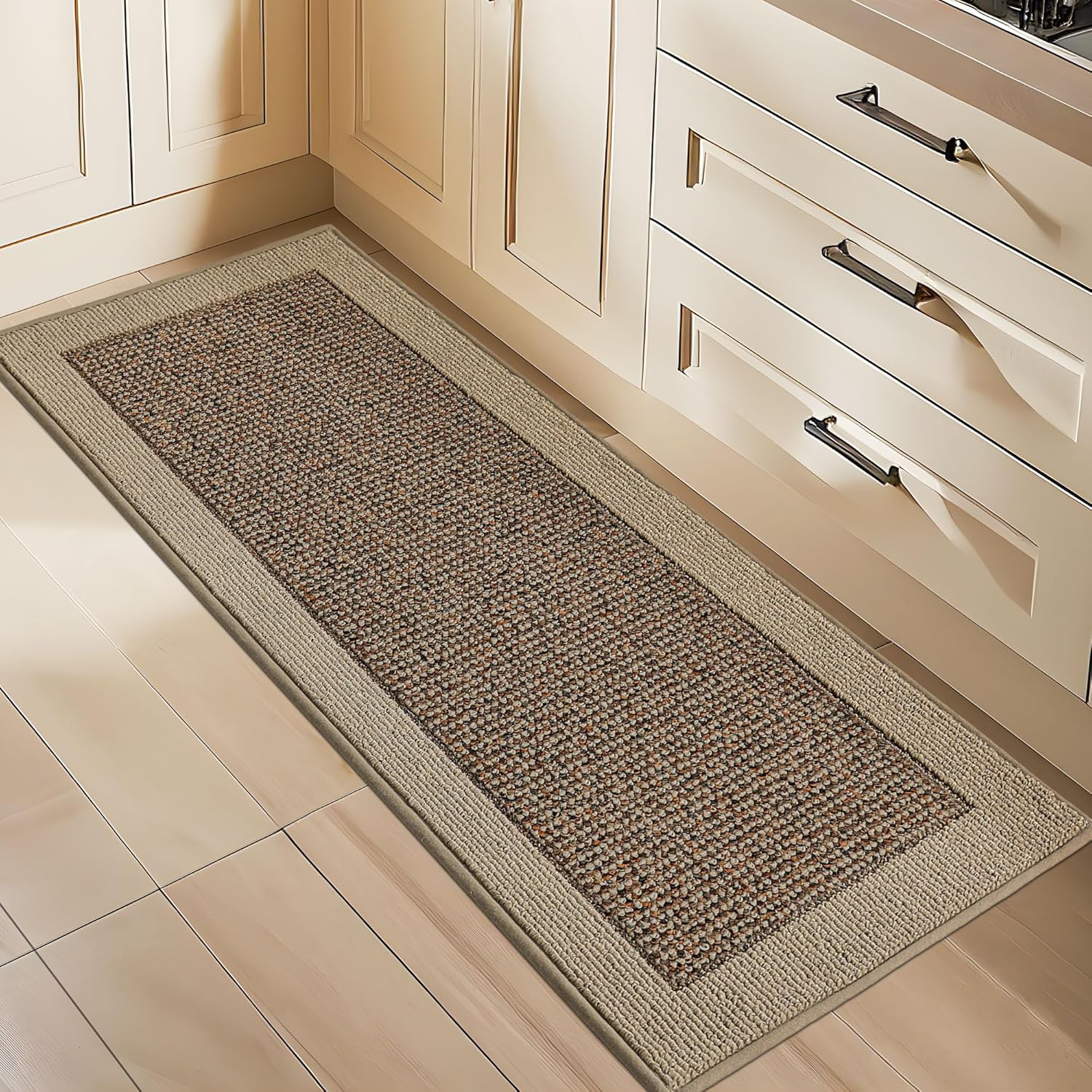 BEQHAUSE Kitchen Runner Rugs 24x60 Non-Slip Absorbent Mats