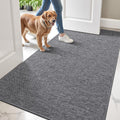 LUMI Ultra Thin Door Mat for Entryway, Easy Clean Indoor Doormat