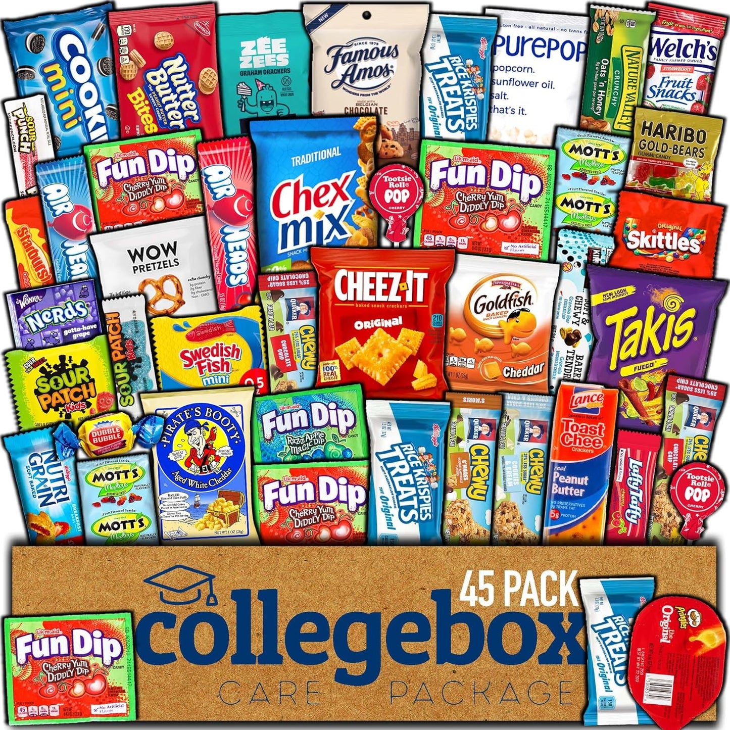 COLLEGEBOX Snack Box Halloween Variety Pack for All Ages
