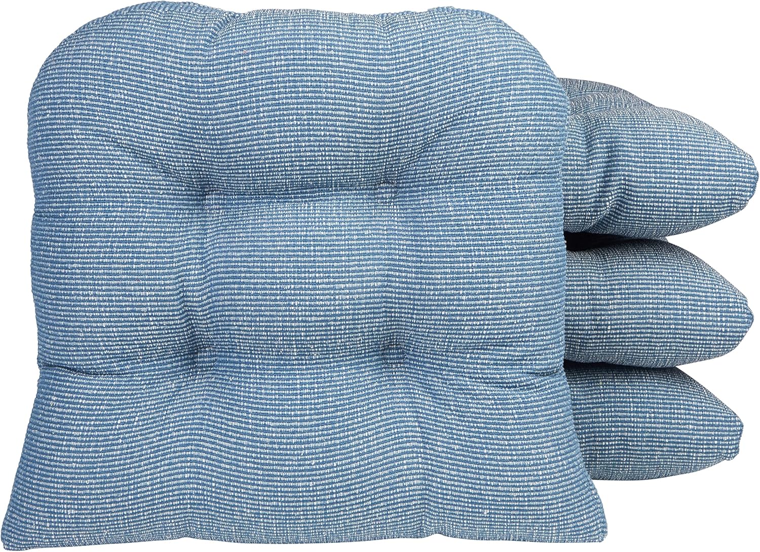 Klear Vu Gripper Overstuffed Non-Slip Dining Chair Cushions