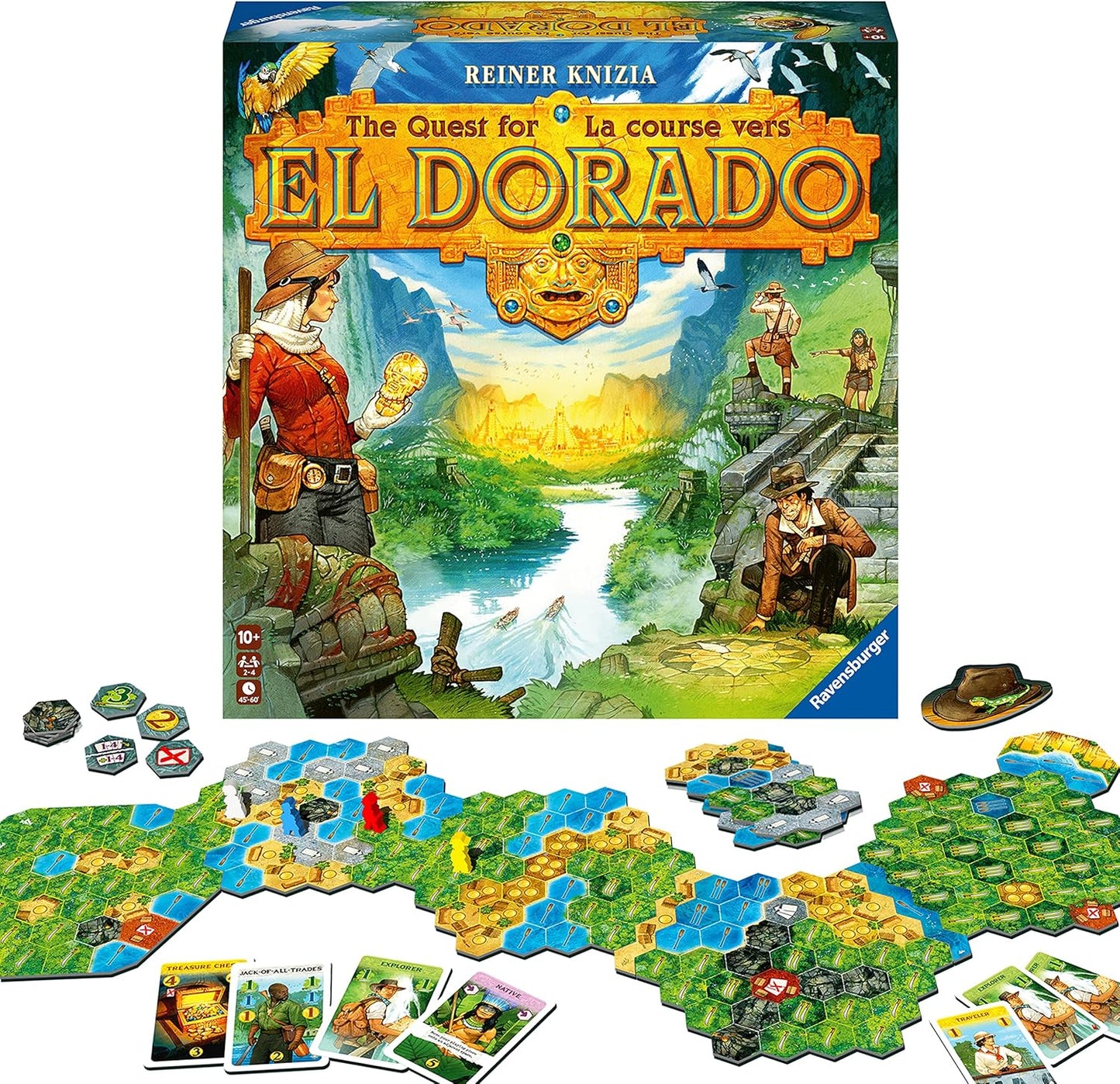 Ravensburger The Quest for El Dorado - Strategy Board Game Fun