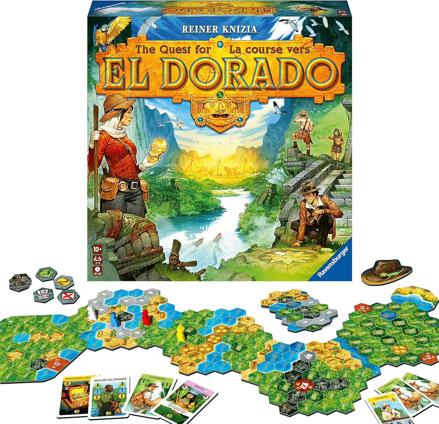Ravensburger The Quest for El Dorado - Strategy Board Game Fun