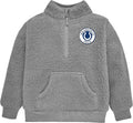 Gerber Baby Sherpa Quarter Zip Top - Gray with Team Patch