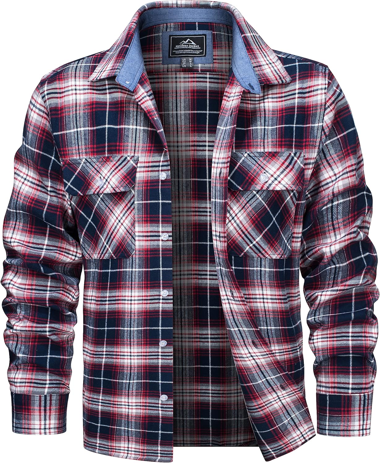 MAGCOMSEN Men's Flannel Shirts for Casual Fashion and Comfort