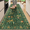 DUKINO 2.6x8 Runner Rug for Hallway - Washable Low Pile Animal Design