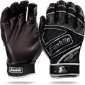 Powerstrap Adult & Youth Batting Gloves - Leather Chrome Accents