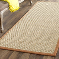Seagrass Runner Rug 2ft 6in x 22ft - Natural & Brown Sisal