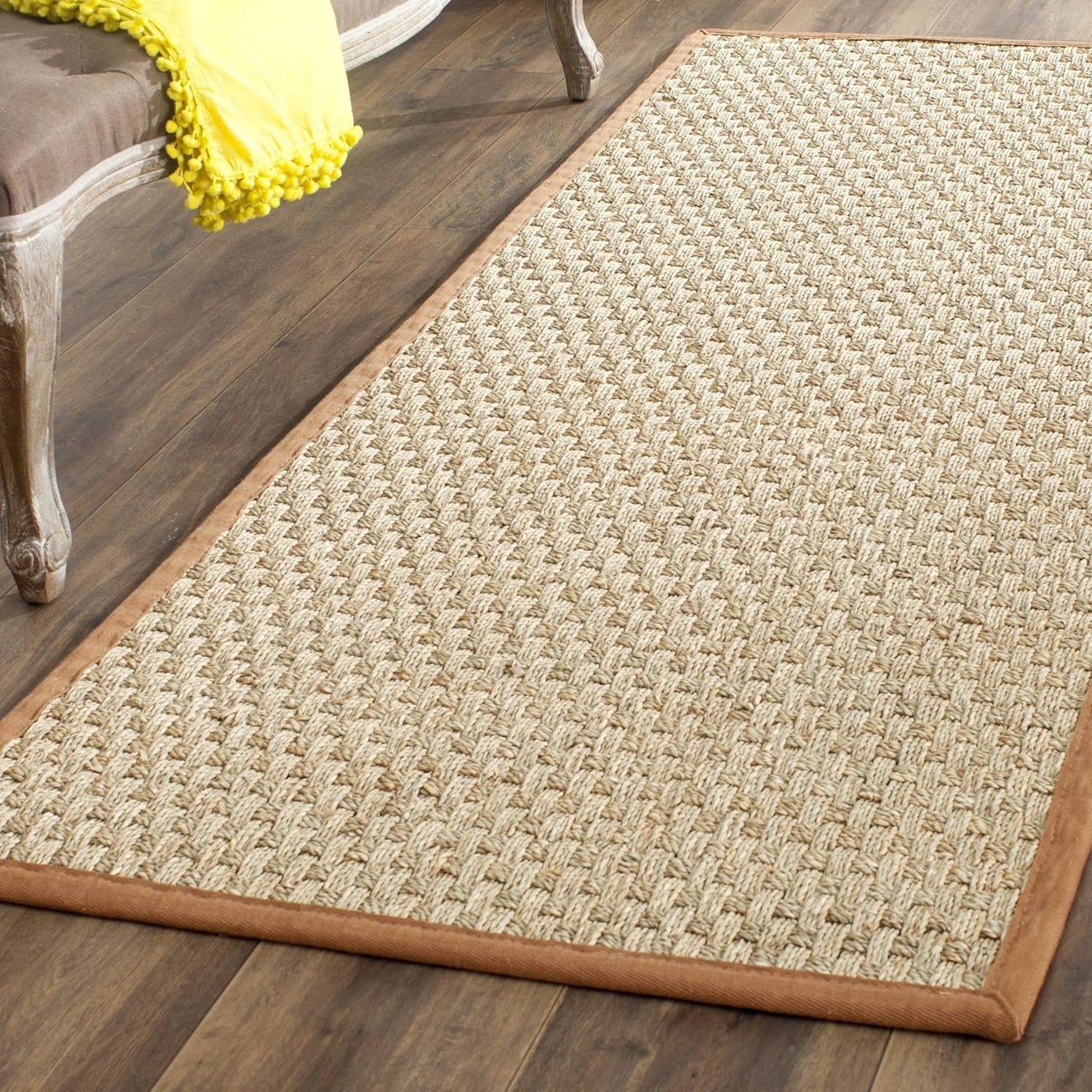 Natural Fiber Collection Runner Rug - 2ft 6in x 22ft in Seagrass