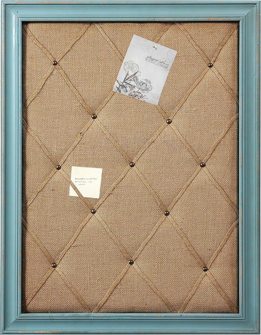 SOFE Fabric Bulletin Board Memo Board for Rustic Home Decor