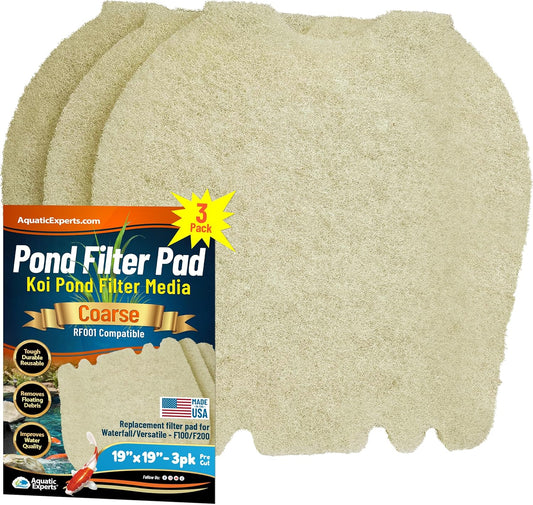 Aquatic Experts Beige COARSE Pond Filter Pad for Koi Ponds