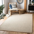 Natural Fiber Area Rug 3x5 - Marble & Linen Color Design