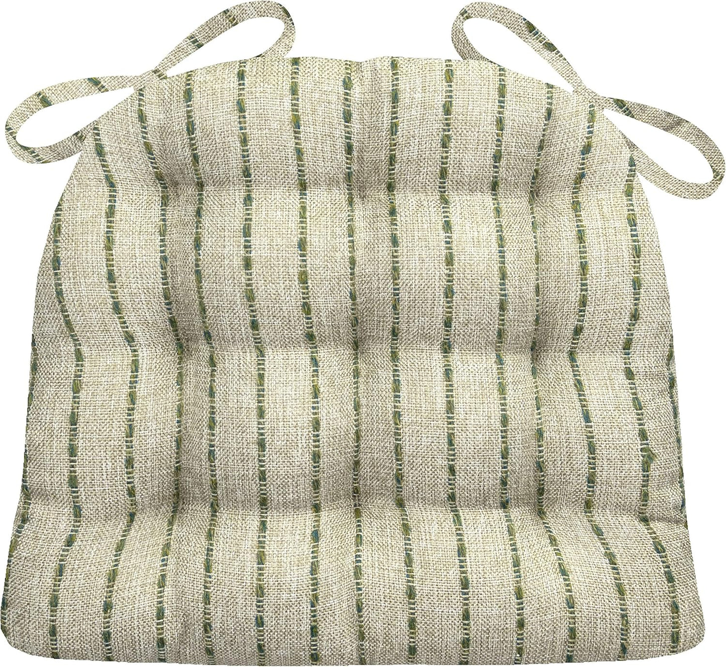 Avante Green Dining Chair Cushions - Small 15x17 Size Comfort