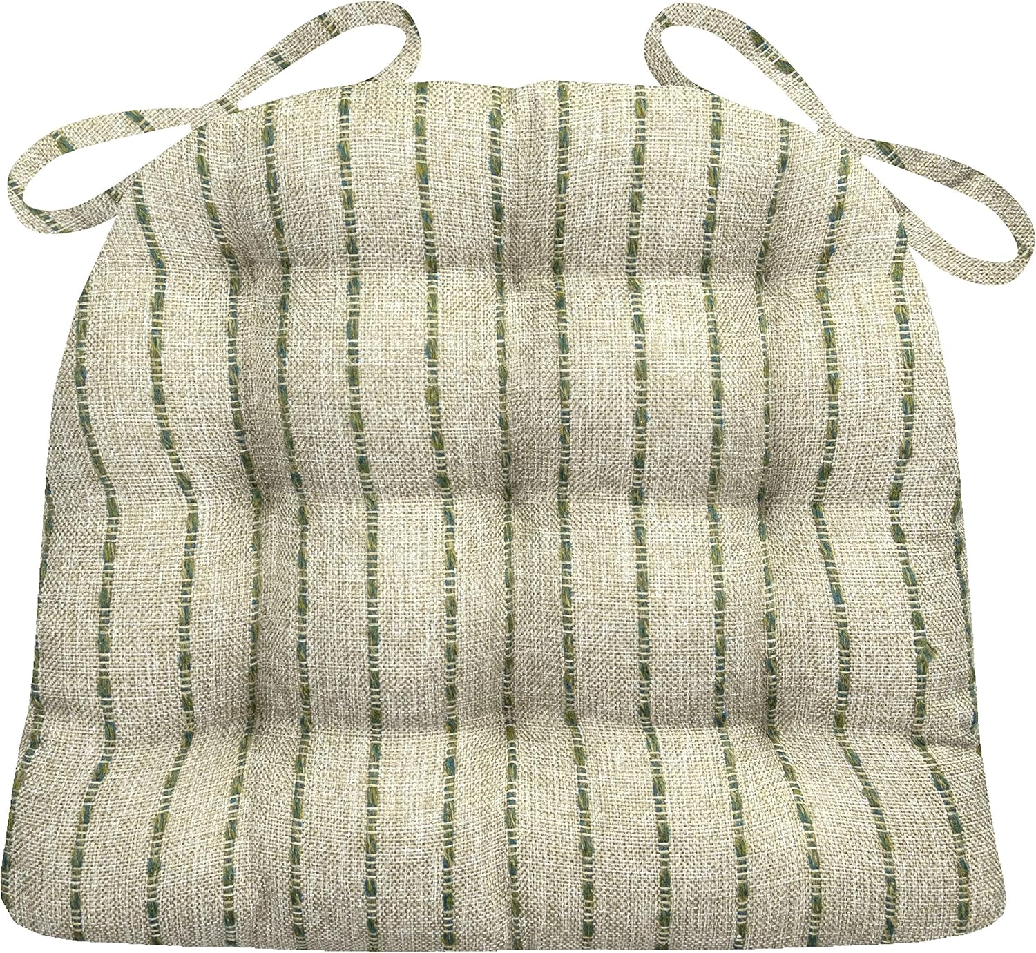 Avante Green Dining Chair Cushions - Small 15x17 Size Comfort
