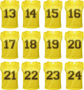 Duramesh Pinnies for Kids and Adults - 12 pcs Soccer Vests