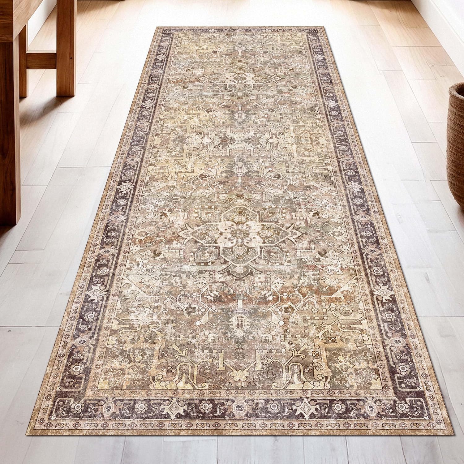 Washable Runner Rug 2x6 for Hallways, Kitchens, and More