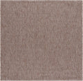 SAFAVIEH Courtyard Collection 7ft 1in Square Mat for Indoor/Outdoor