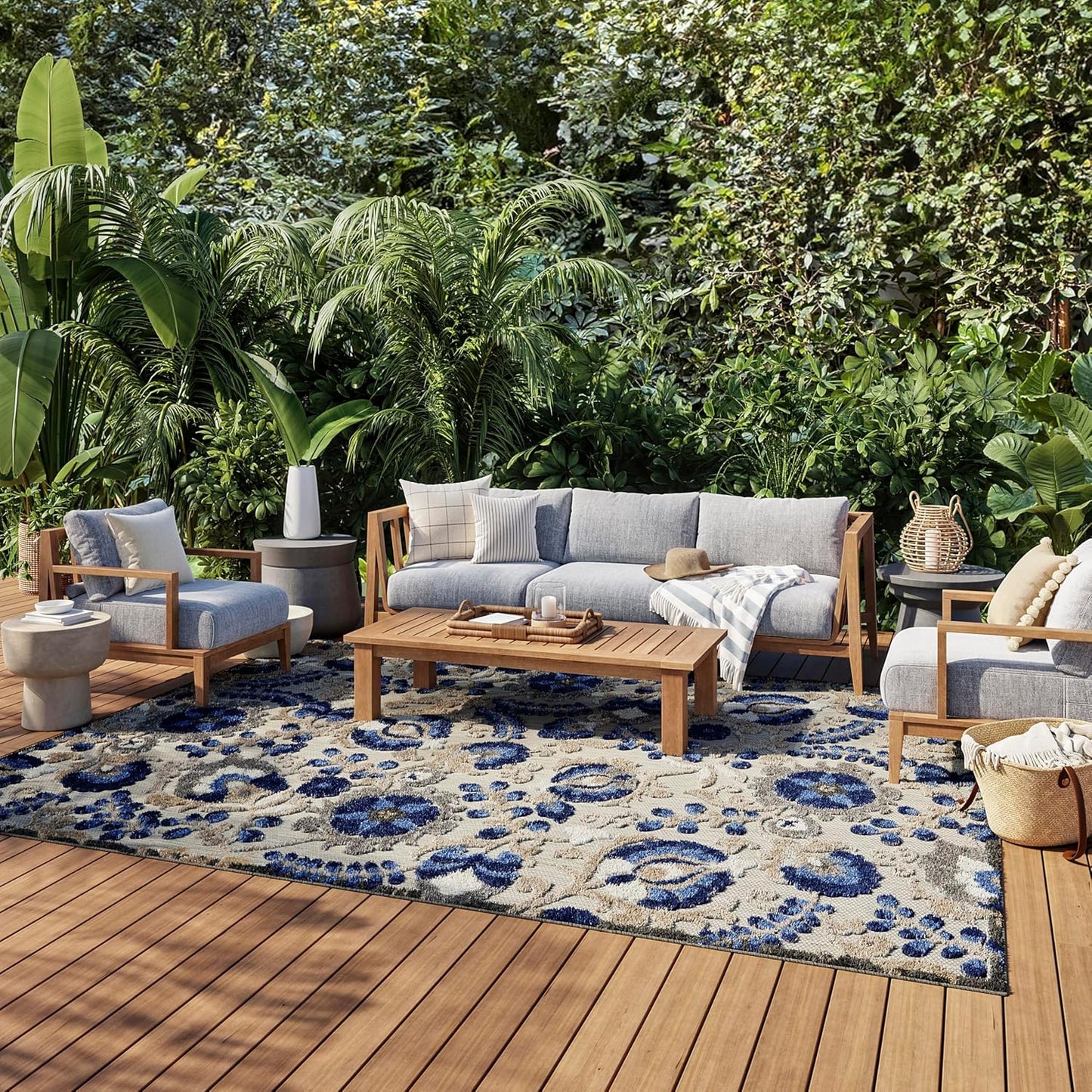 Nourison Home Aloha Indoor/Outdoor Area Rug for Versatile Spaces