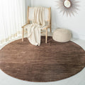 Vision Collection 4 ft Round Ombre Tonal Chic Rug - Durable Comfort