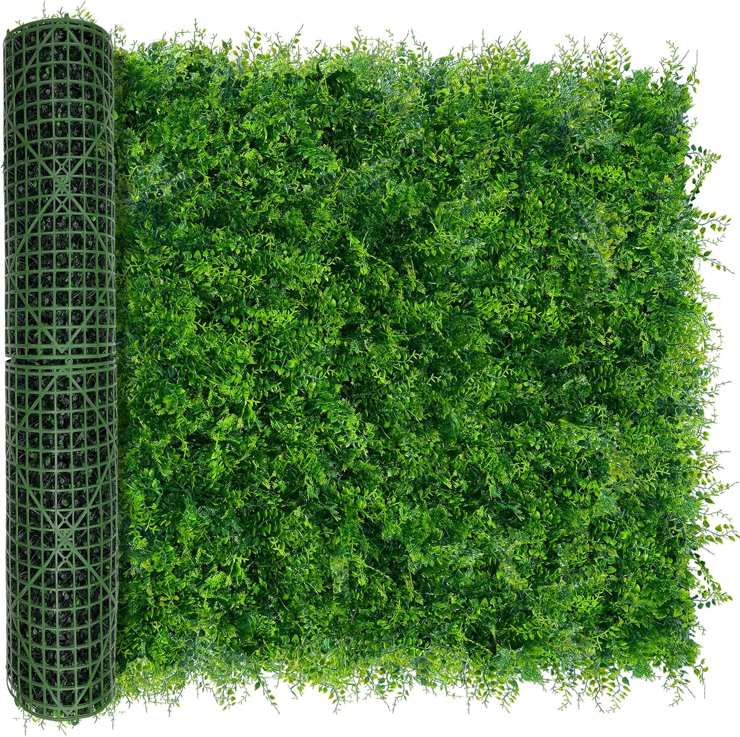 Greenery Faux Grass Wall Backdrop for Privacy and Decor