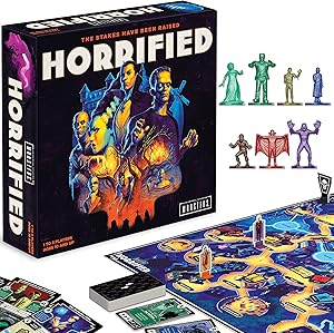 Horrified Universal Monsters Strategy Board Game for Ages 10+ Fun